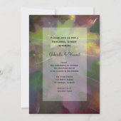 Herfst Oak Leaf Hydrangea Wedding Rehearsal Dinner Kaart (Voorkant)