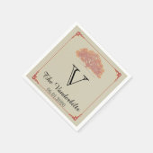 Herfst Oak Tree Wedding Napkin Servet (Hoek)