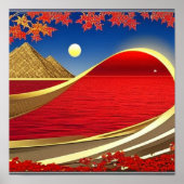 Herfst Ocean Poster (Voorkant)