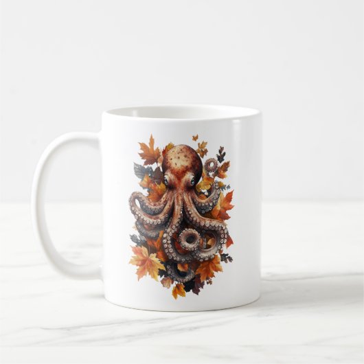 Herfst Octopus Mok (Links)