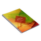 Herfst Odyssey inktpot achtergrond Notitieboek (Rechterzijde)