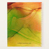 Herfst Odyssey stromende inkt Planner (Achterkant)