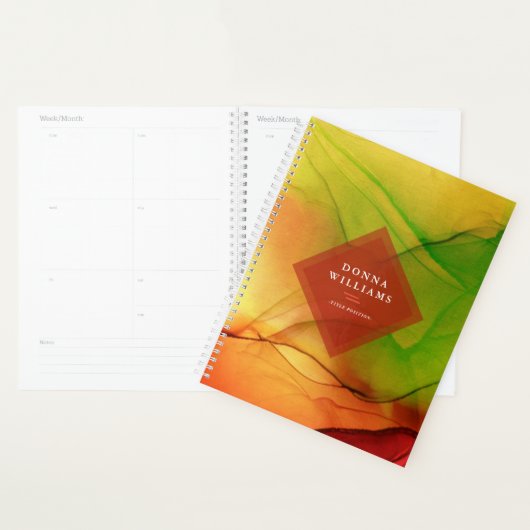 Herfst Odyssey stromende inkt Planner (Display)