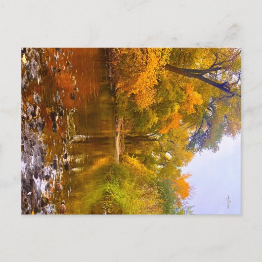 Herfst Oever Briefkaart (Voorkant)
