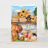 Herfst- of Halloween-wenskaart Kaart (Voorkant)