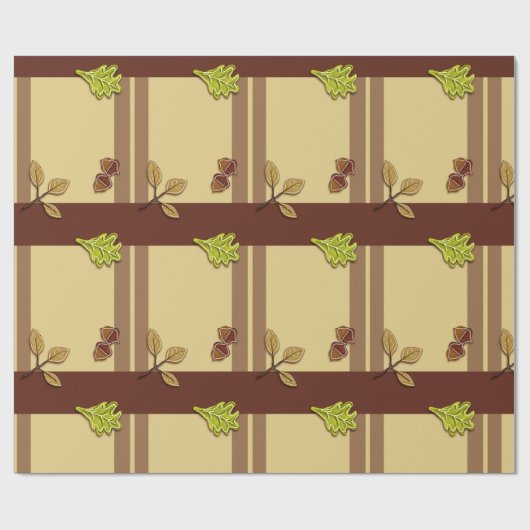 Herfst of Thanksgiving Cadeaupapier (Vlak)