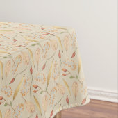 Herfst of Thanksgiving Natuur Patroon Tan Tablecov Tafelkleed (Voorbeeld)