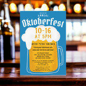 Herfst Oktoberfest feest Beiers Kaart