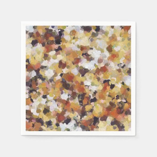 Herfst Olie Abstract Servet (Voorkant)