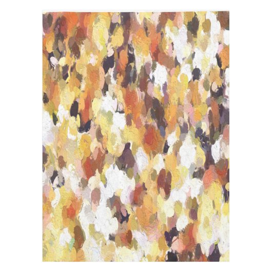 Herfst Olie Abstract Tafelkleed (Voorkant)
