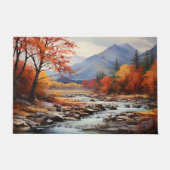 Herfst olieverfschilderij deurmat (Voorkant)