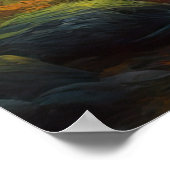 Herfst omhelzing, weelderig bos poster (Hoek)