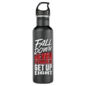 Herfst omlaag waterfles (Voorkant)