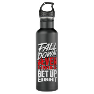 Herfst omlaag waterfles