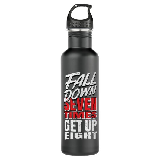 Herfst omlaag waterfles (Voorkant)