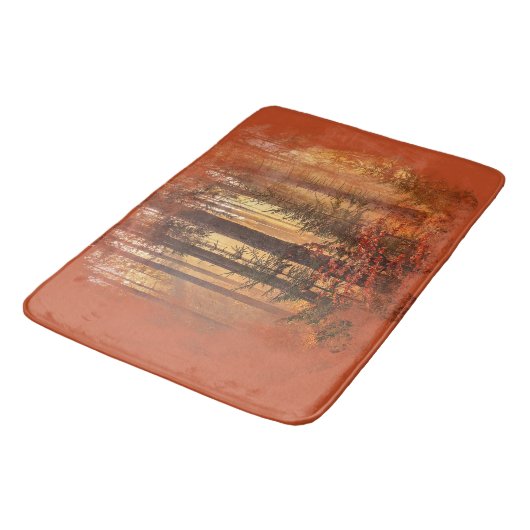 Herfst Onderdruk Borstkanker Bath Mat (Gekanteld)