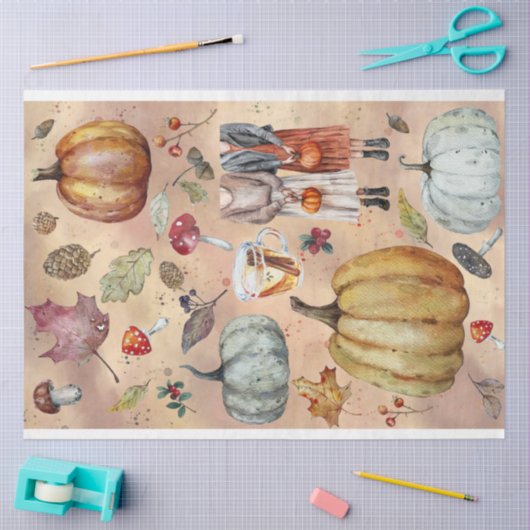 Herfst ontkoppelen papier (Craft)