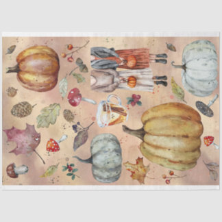 Herfst ontkoppelen papier