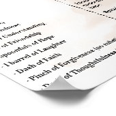 Herfst Ontvang voor een Happy Marriage Pas getrouw Poster (Hoek)