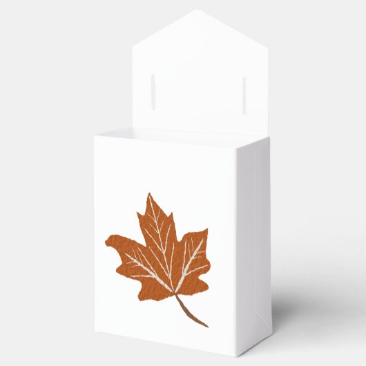 Herfst ontwerp bruiloft bedankdoosjes (Geopend)