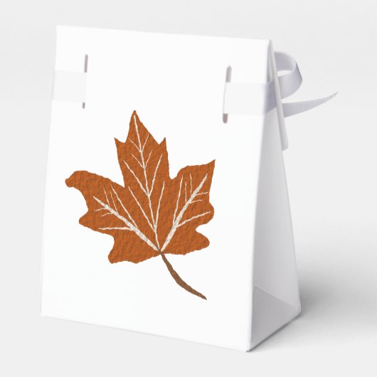 Herfst ontwerp bruiloft bedankdoosjes (Achterkant)