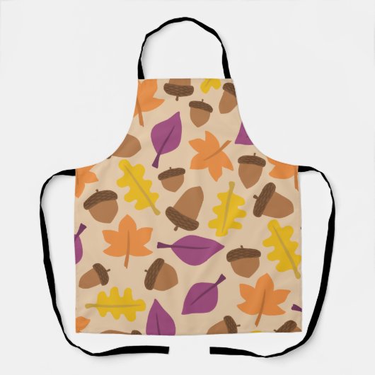 Herfst ontwerp keukenlinnen schort (Voorkant)