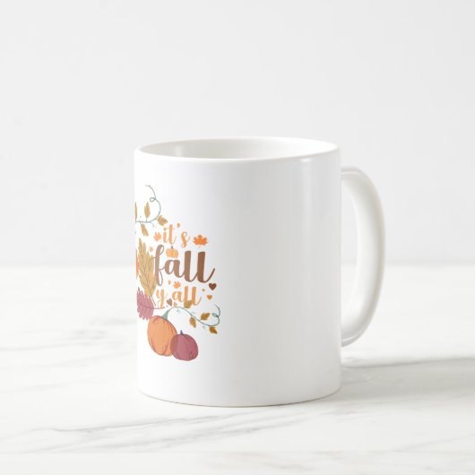 Herfst ontwerp koffiemok (Voorkant rechts)