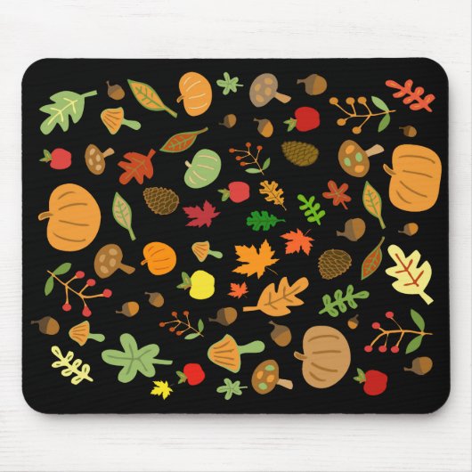 Herfst Ontwerp Muismat (Voorkant)