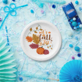 Herfst ontwerp papieren bordje (Feest)