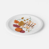 Herfst ontwerp papieren bordje (Gekanteld)