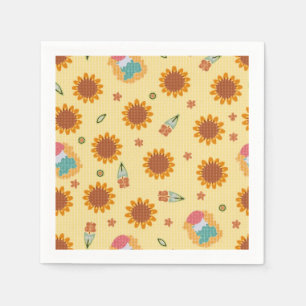 herfst ontwerp partij servetten