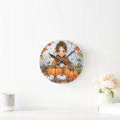 Herfst ontwerp wandklok (Huis)