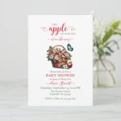 Herfst Oogst Appel van mijn baby shower Kaart (Staand voorkant)