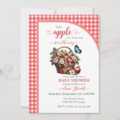 Herfst Oogst Appel van onze oog baby shower boog Kaart (Voorkant)