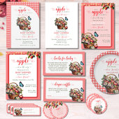 Herfst Oogst Appel van onze oog baby shower boog Kaart