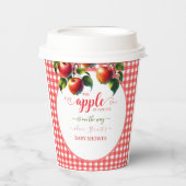 Herfst oogst Apple thema baby shower Papieren Bekers (Voorkant)