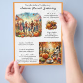 Herfst Oogst Block Party Flyer (Hand)