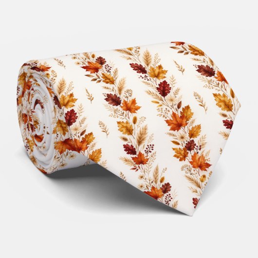 Herfst Oogst Botanisch Stropdas (Opgerold)