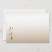 Herfst oogst bruiloft brunch kaart (Achterkant)