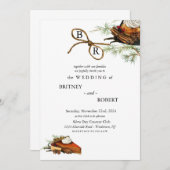 Herfst oogst bruiloft uitnodigen kaart (Voorkant / Achterkant)