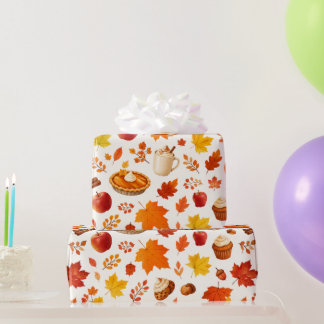 Herfst Oogst Cadeaupapier - Pompoenen