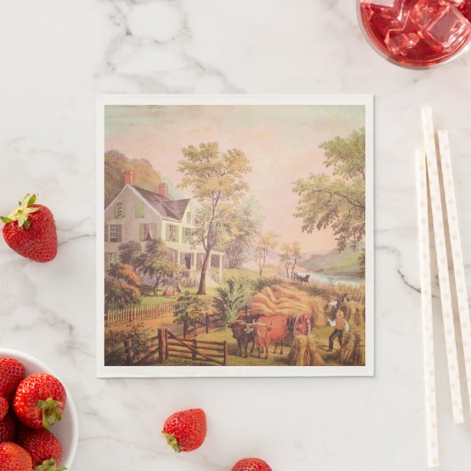 Herfst Oogst Dankzegging Servetten (Insitu)