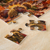 Herfst Oogst Egel Design Legpuzzel (Zijkant)
