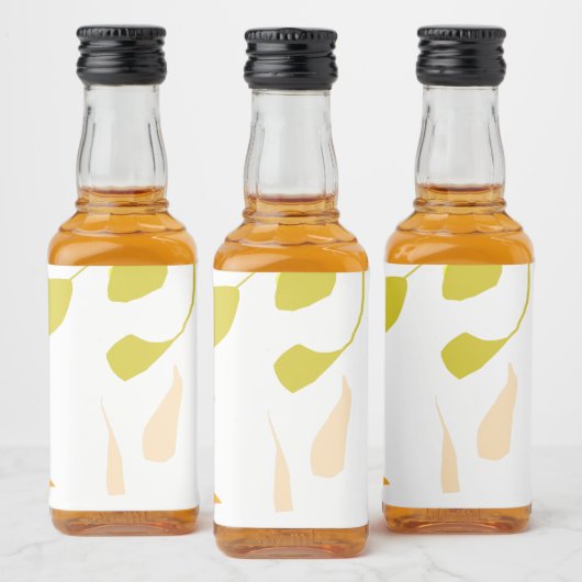 Herfst oogst Etiket op aangepaste wijnfles (Flessen)