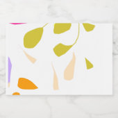 Herfst oogst Etiket op aangepaste wijnfles (Enkel label)