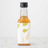 Herfst oogst Etiket op aangepaste wijnfles