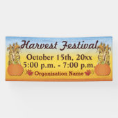 Herfst Oogst Festival Banner (Horizontaal)