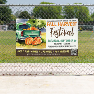 Herfst Oogst Festival Banner