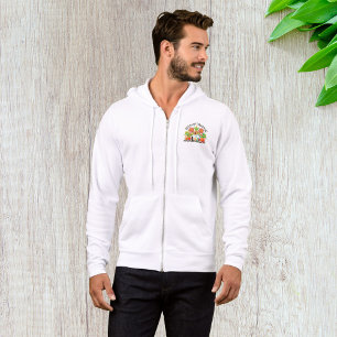 Herfst Oogst Folk Art Pompoen en Zonnebloem Herfst Hoodie