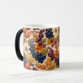 Herfst Oogst Fruit Naadloos Patroon Magische Mok (Voorkant links)